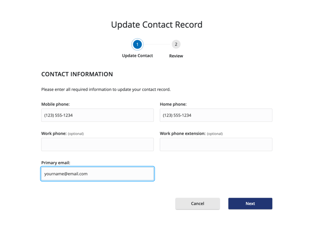 UpdateContact