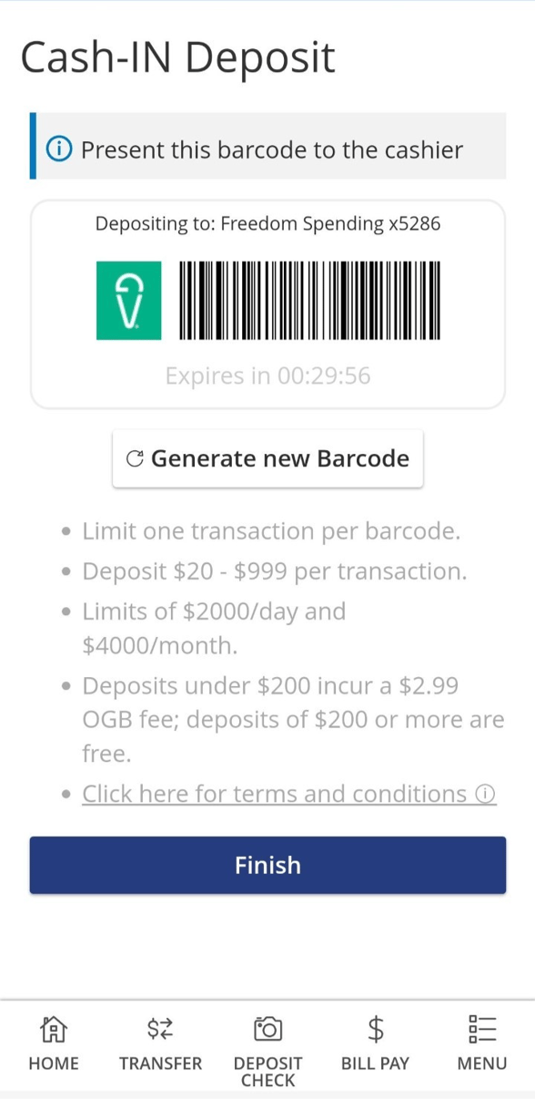 how to deposit cash into bank account bank of america