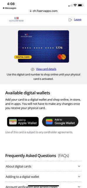 how to add credit card to my iphone wallet